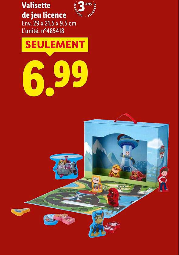 Valisette de jeu licence