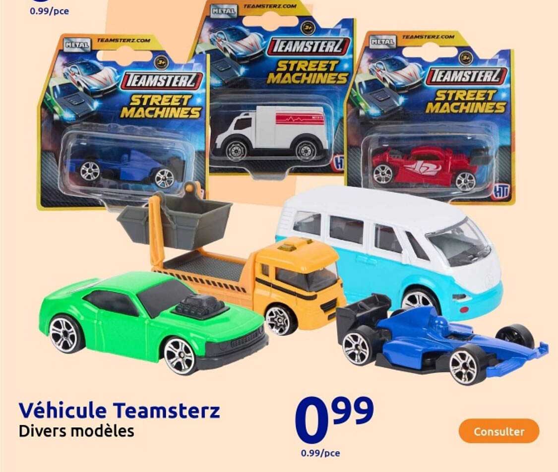 Véhicule Teamsterz Divers modèles