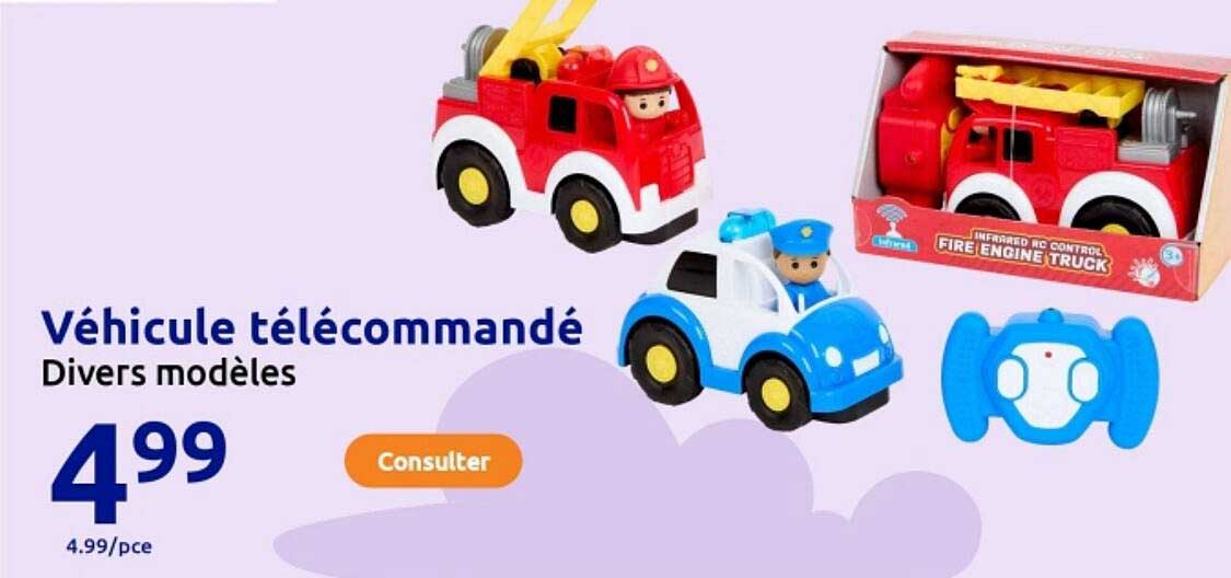 Véhicule télécommandé Divers modèles