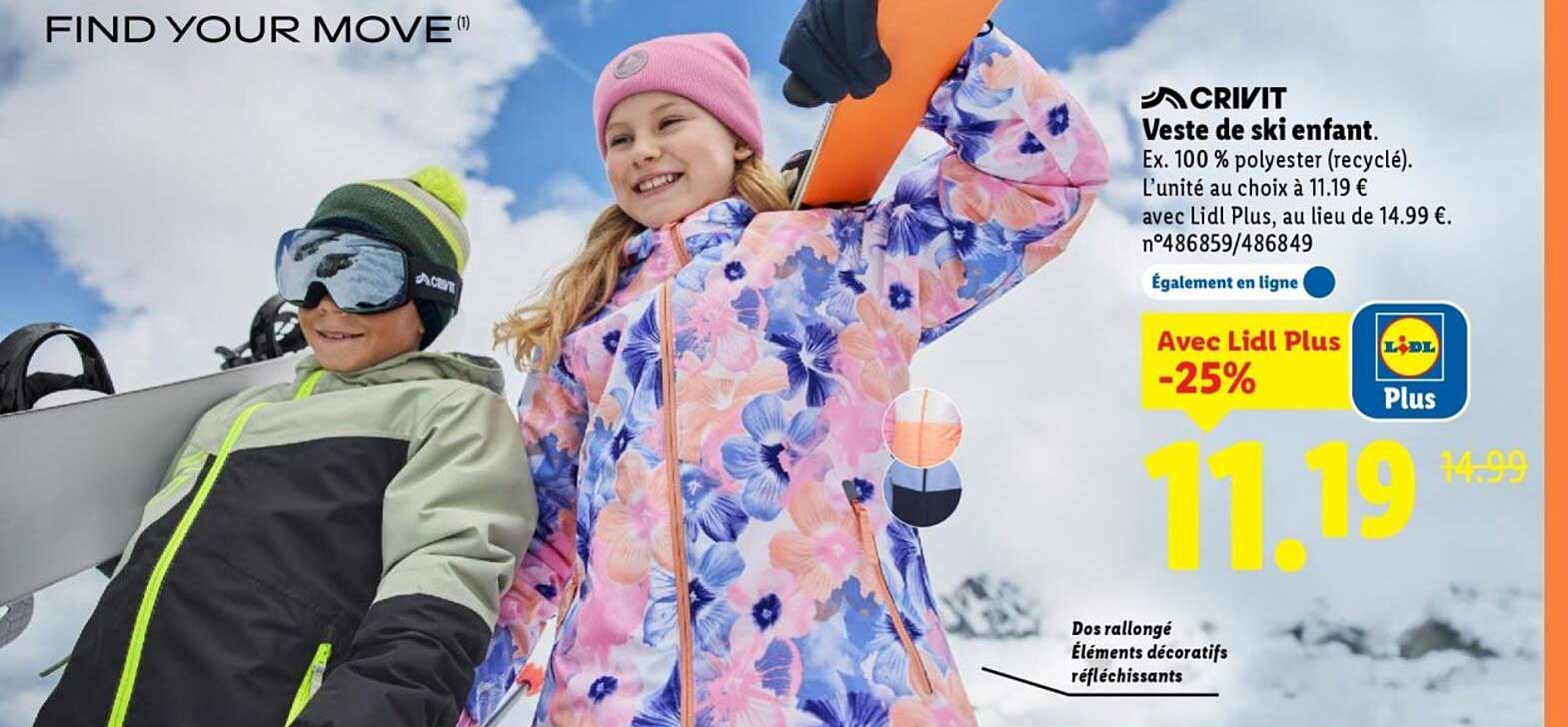 Veste de ski enfant.