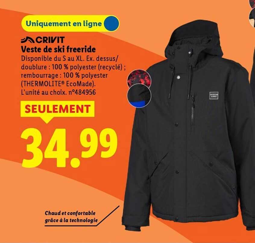 Veste de ski freeride