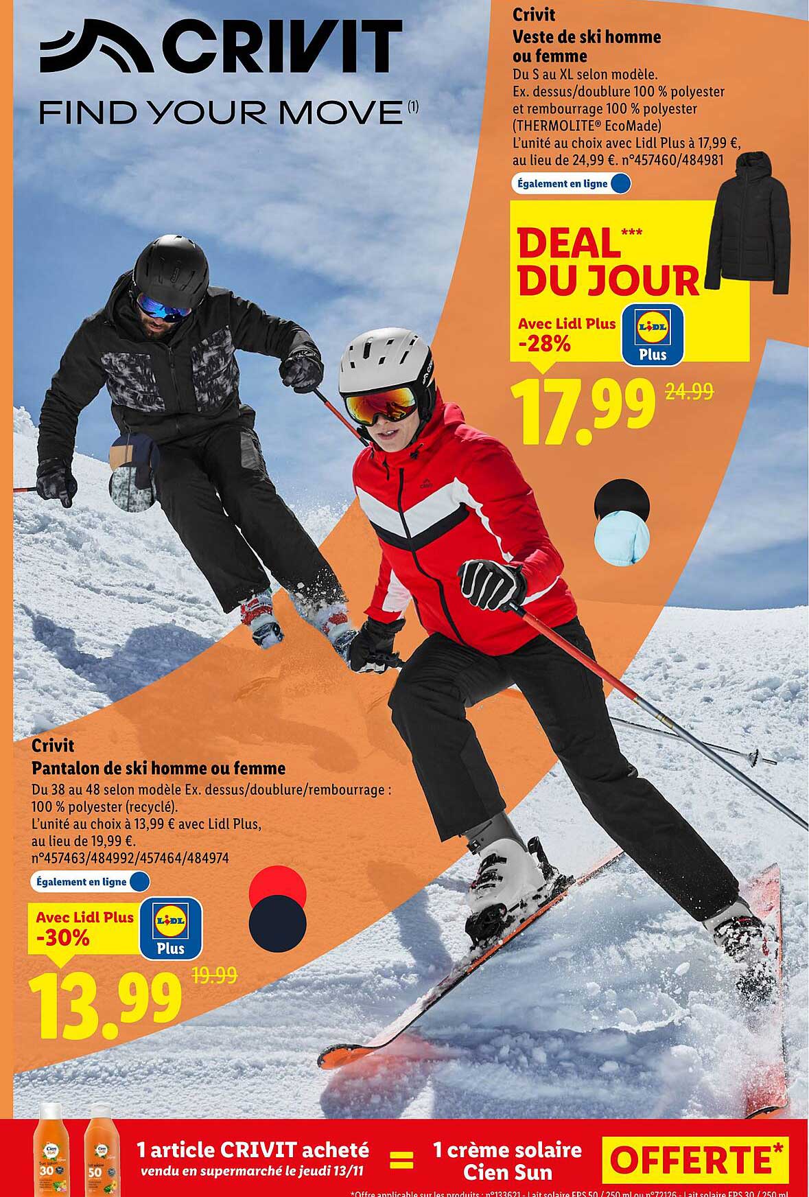 Veste de ski homme ou femme