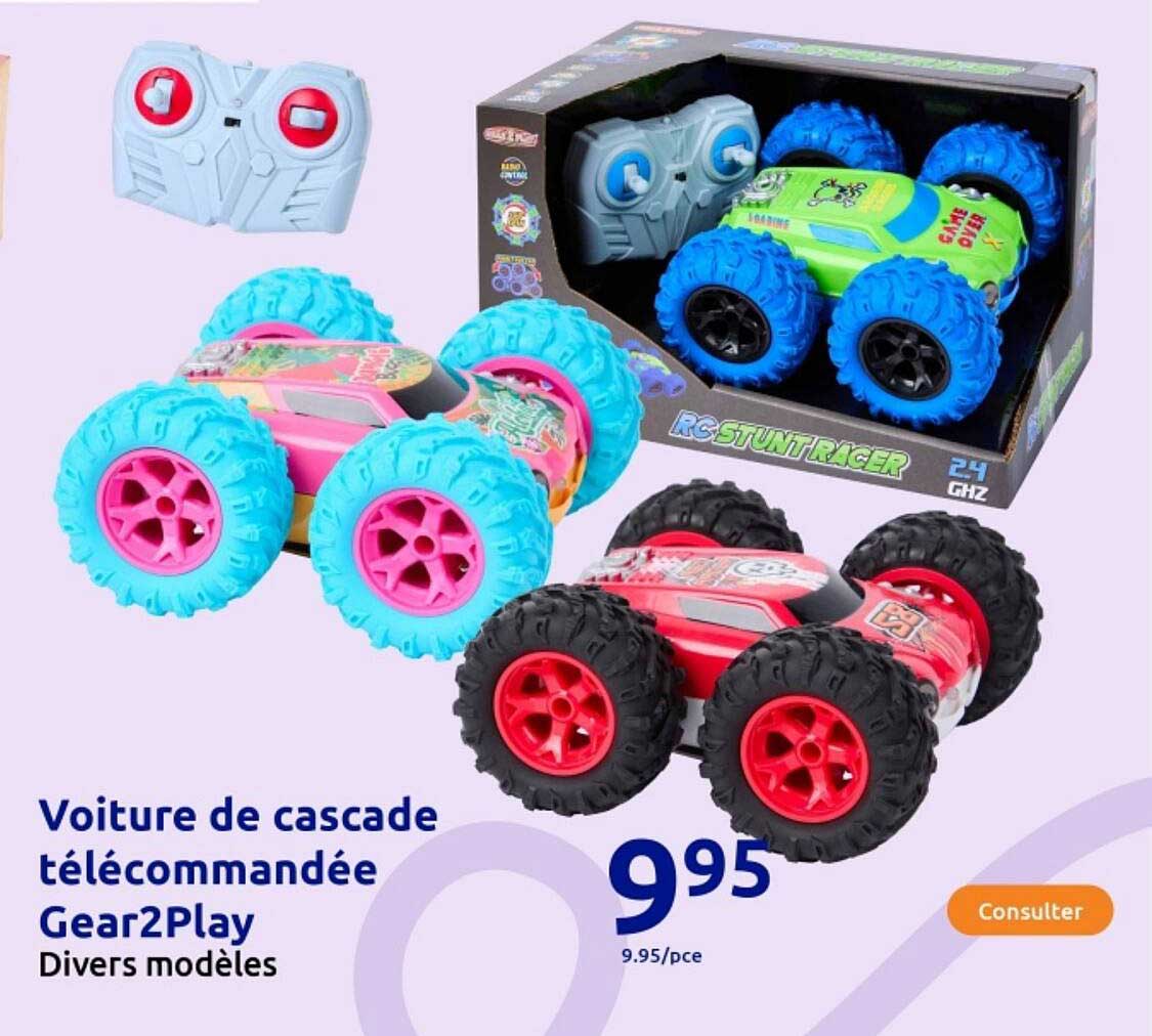 Voiture de cascade télécommandée Gear2Play