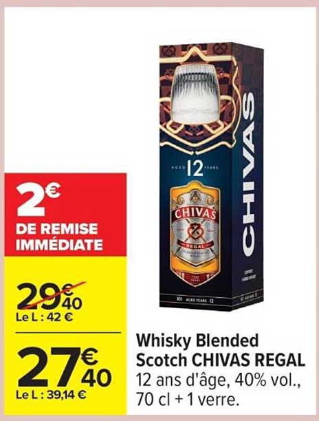 Whisky Blended Scotch CHIVAS REGAL