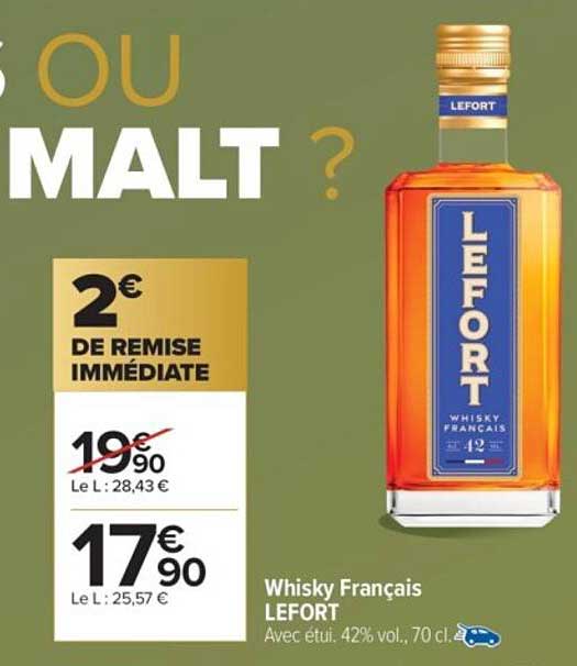 Whisky Français LEFORT