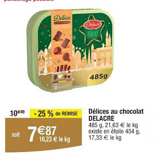 Délices au chocolat DELACRE