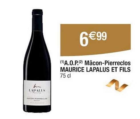 Mâcon-Pierrecclos MAURICE LAPALUS ET FILS
