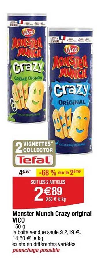 Monster Munch Crazy original VICO