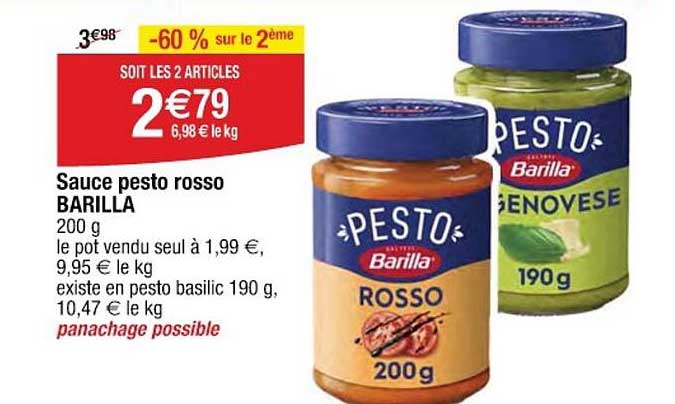 Sauce pesto rosso BARILLA