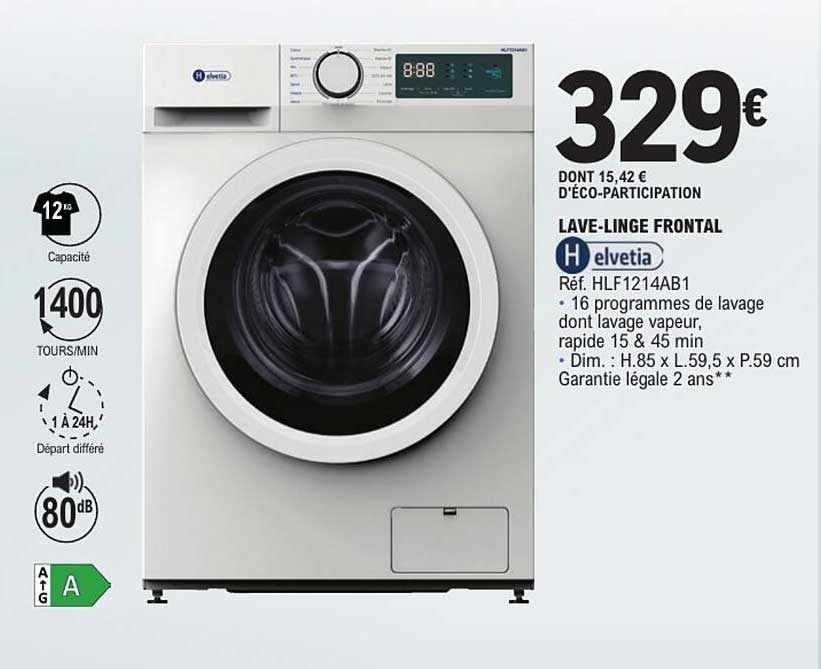 Lave Linge Promo Leclercnull
