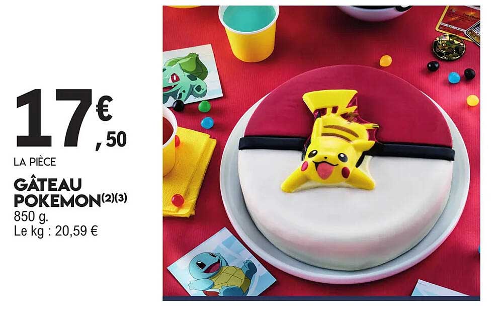 GÂTEAU POKEMON(2/3)