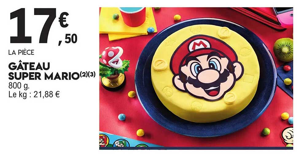 GÂTEAU SUPER MARIO