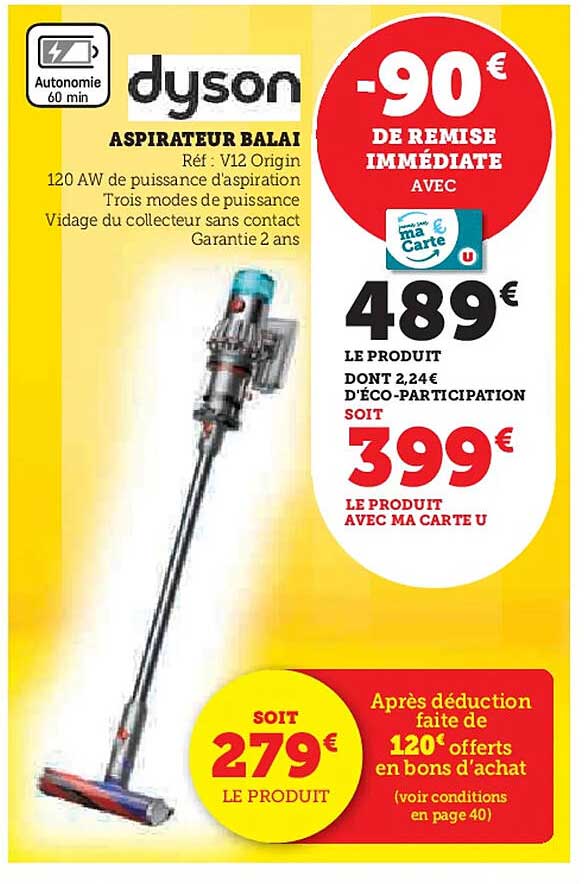ASPIRATEUR BALAI Dyson Réf : V12 Origin
