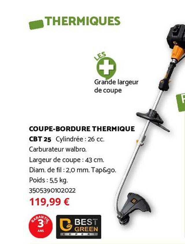 COUPE-BORDURE THERMIQUE CBT 25