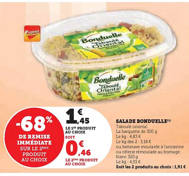 SALADE BONDUELLE  
Taboulé oriental