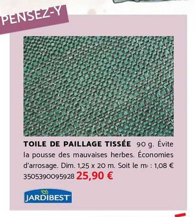 TOILE DE PAILLAGE TISSÉE