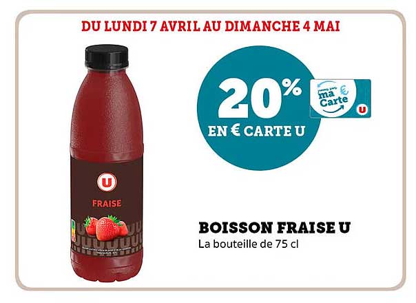 BOISSON FRAISE U