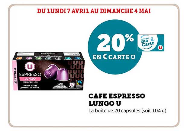CAFE ESPRESSO LUNGO U