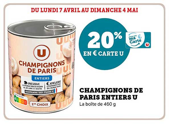 CHAMPIGNONS DE PARIS ENTiers U