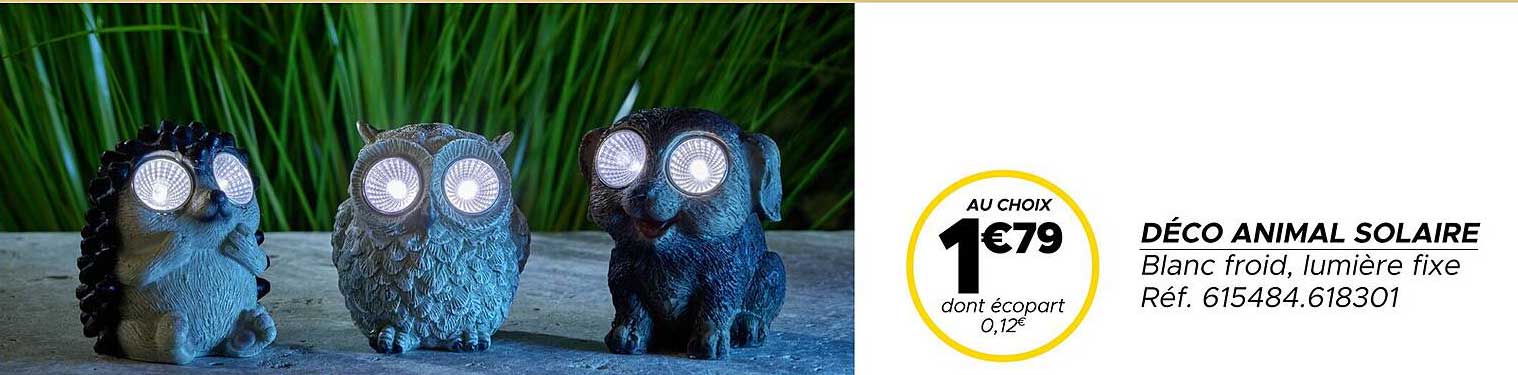DÉCO ANIMAL SOLAIRE