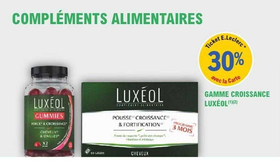 GAMME CROISSANCE LUXÉOL