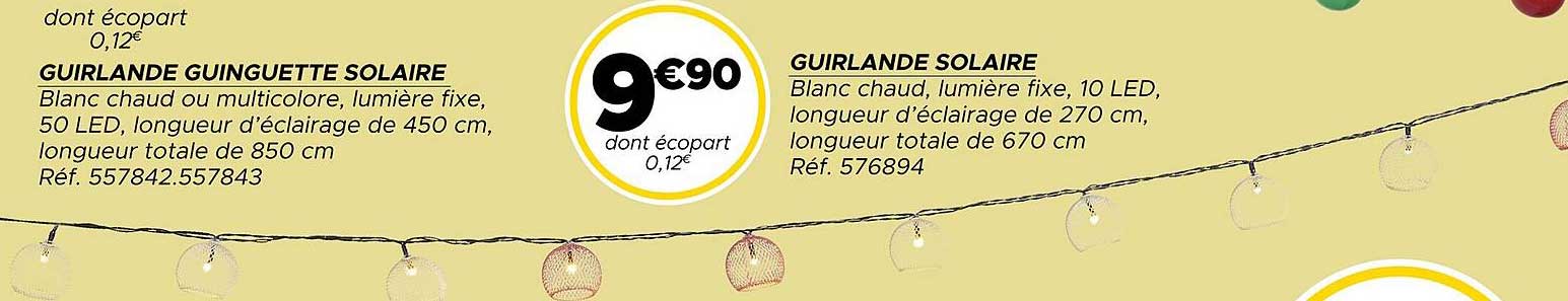 GUIRLANDE GUINGUETTE SOLAIRE