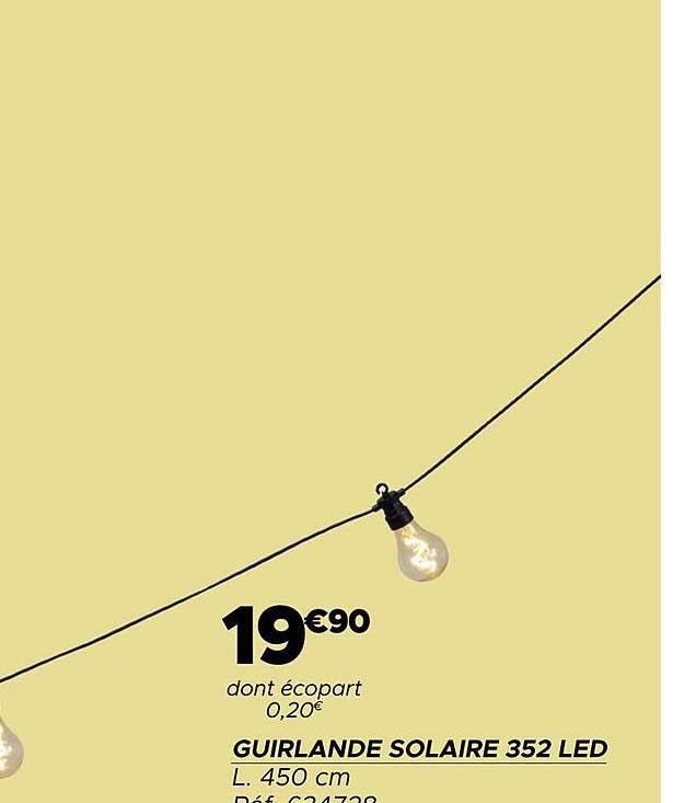 GUIRLANDE SOLAIRE 352 LED
