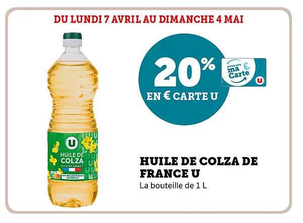 HUILE DE COLZA DE FRANCE U