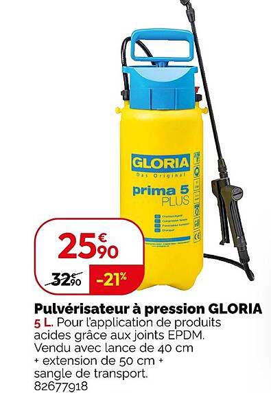 Pulvérisateur à pression GLORIA 5 L