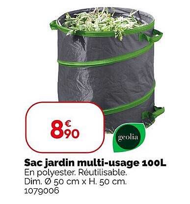 Sac jardin multi-usage 100L
