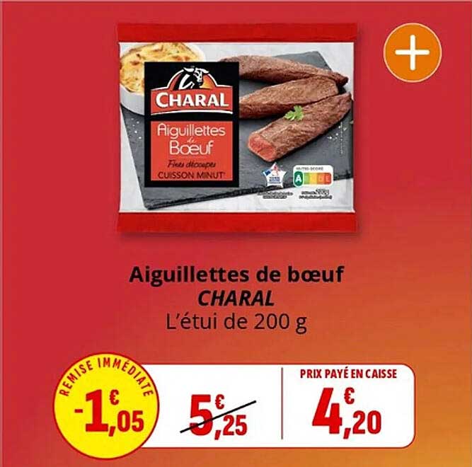 Aiguillettes de bœuf CHARAL