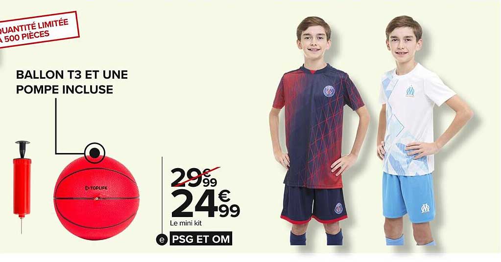 BALLON T3 ET UNE POMPE INCLUSE