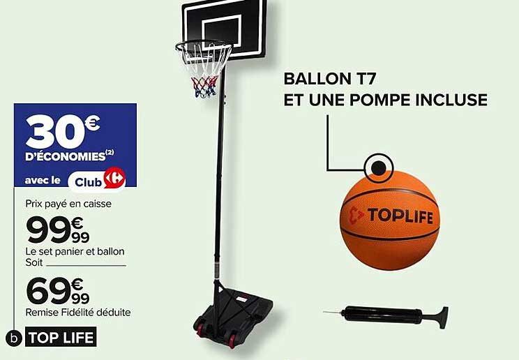 BALLON T7 ET UNE POMPE INCLUSE
