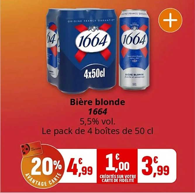 Bière blonde 1664