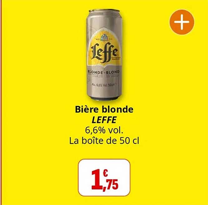 Bière blonde LEFFE