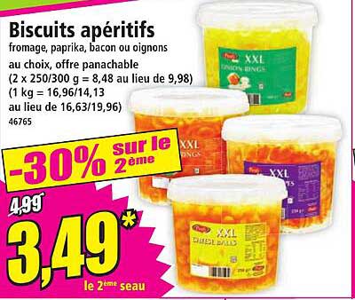 Biscuits apéritifs