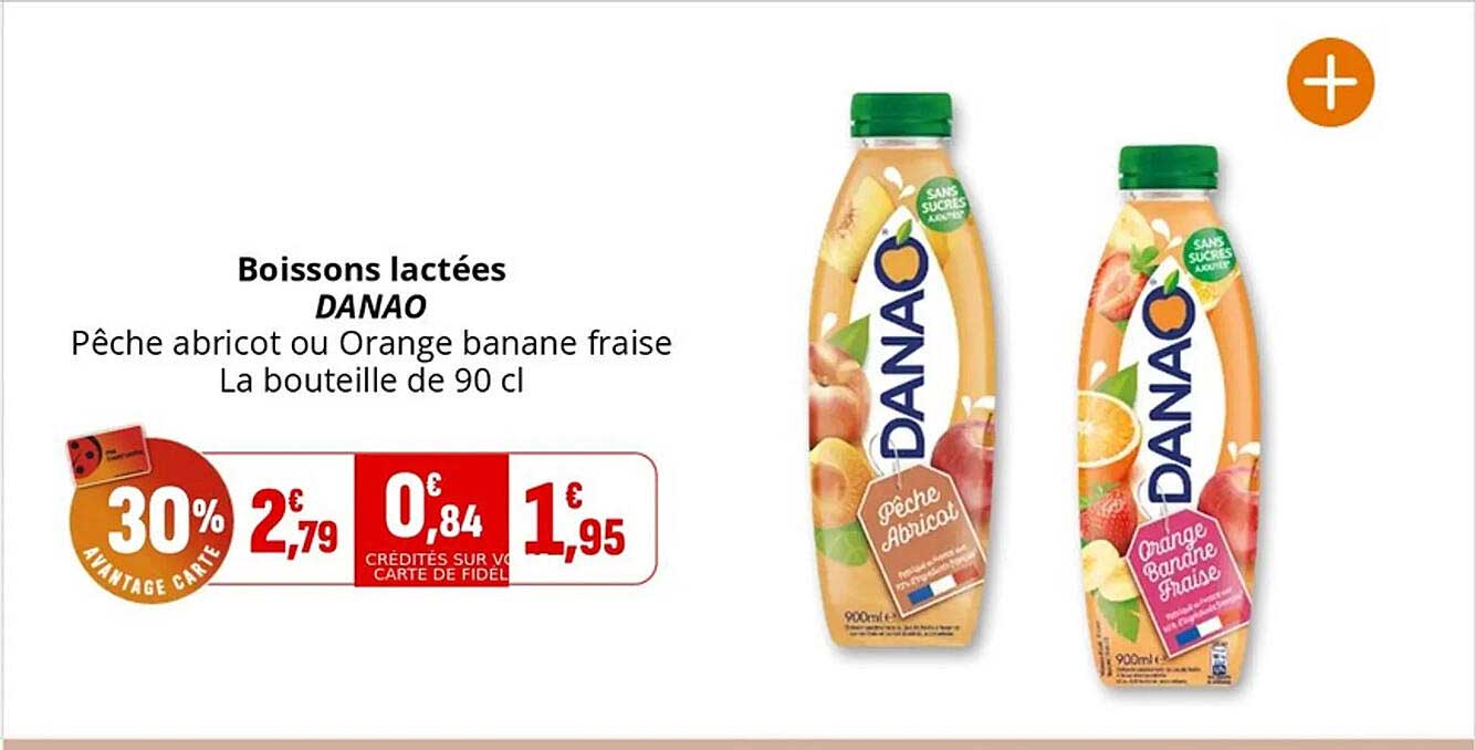 Boissons lactées DANAO