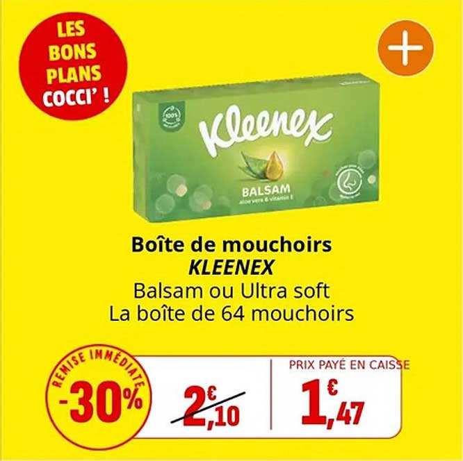 Boîte de mouchoirs KLEENEX