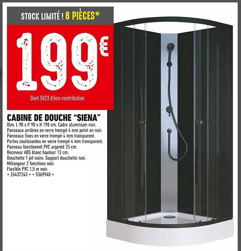 CABINE DE DOUCHE “SIENA”