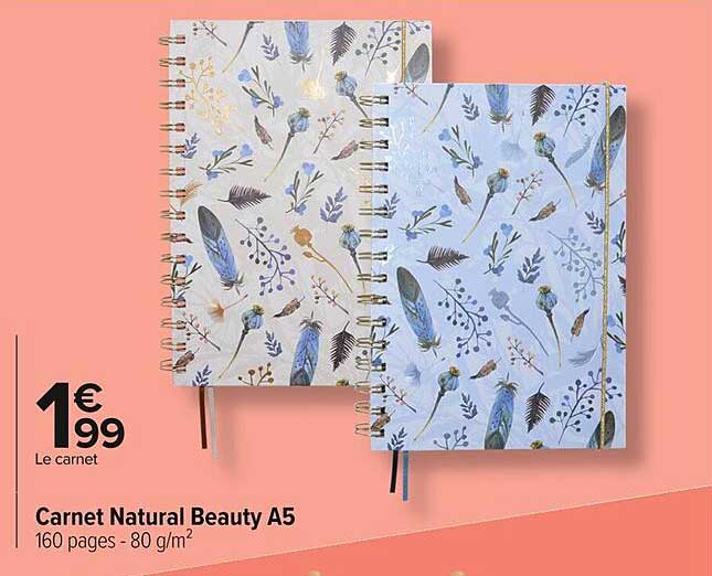 Carnet Natural Beauty A5