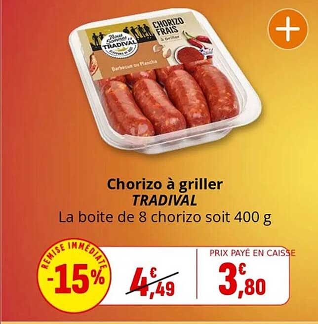 Chorizo à griller TRADIVAL