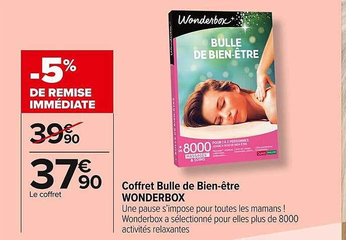 Coffret Bulle de Bien-être WONDERBOX
