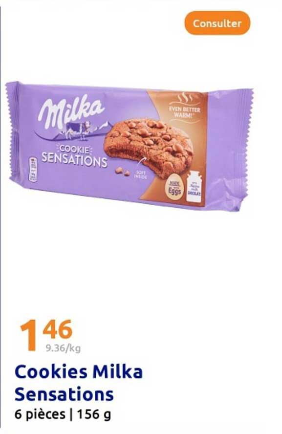 Cookies Milka Sensations