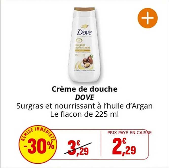 Crème de douche DOVE