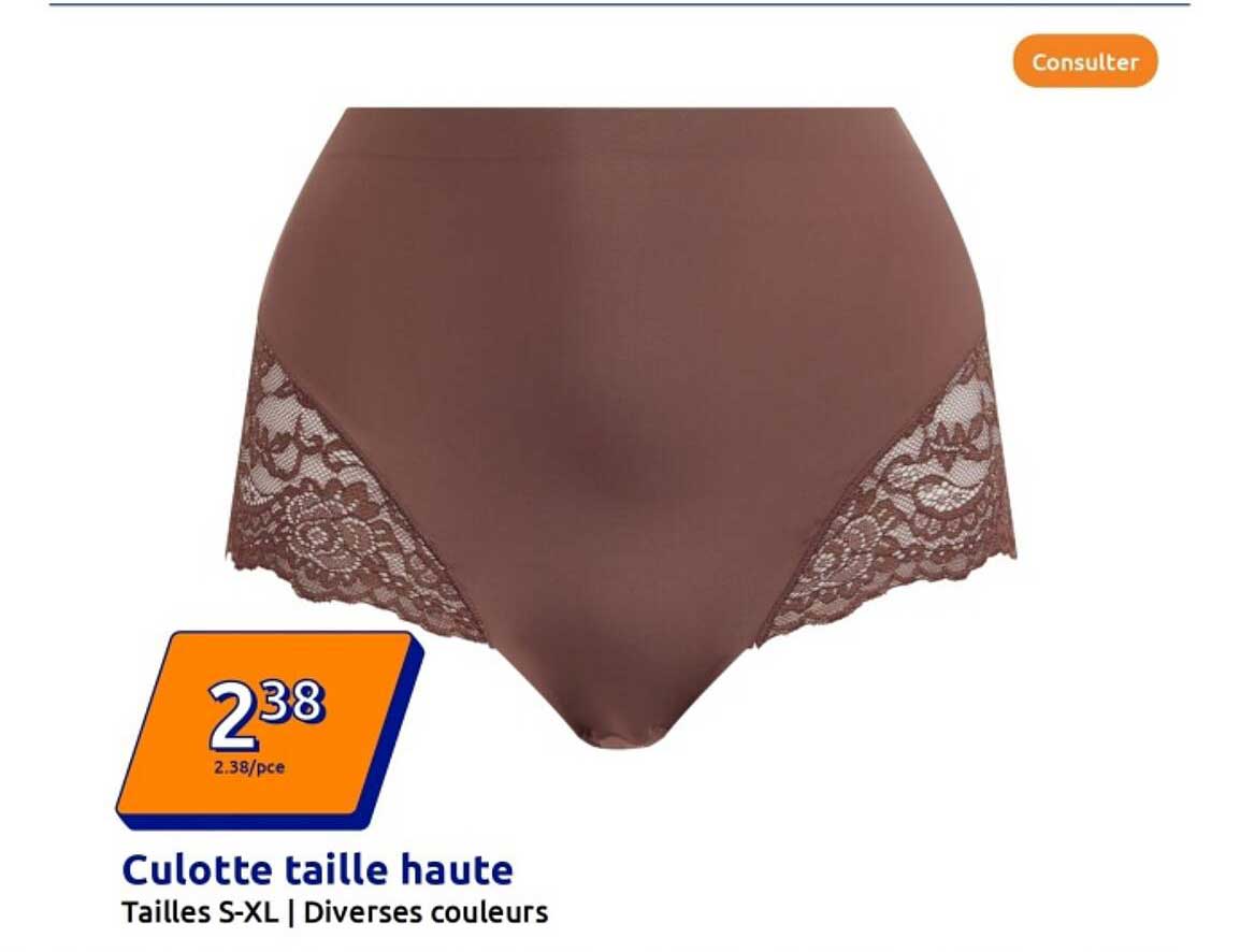 Culotte taille haute
