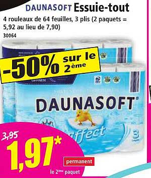 DAUNASOFT Essuie-tout