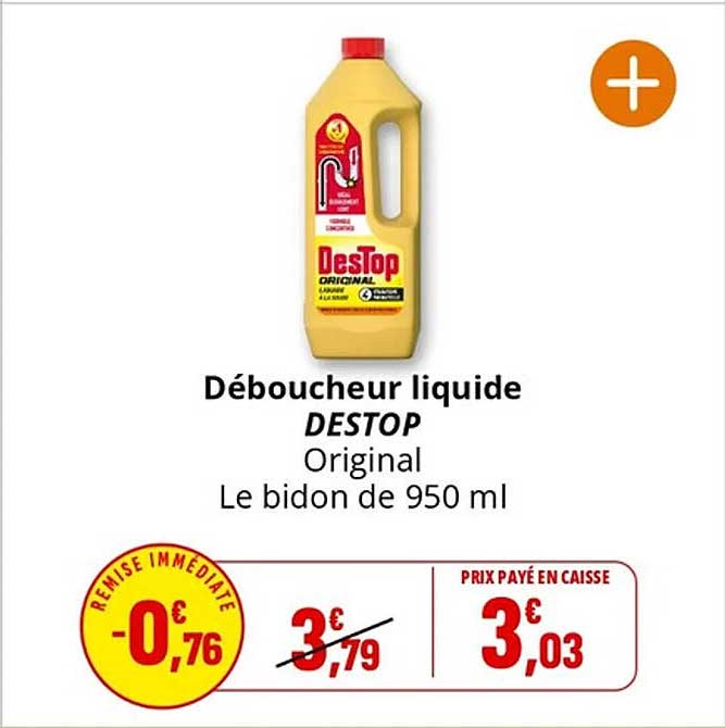 Déboucheur liquide DESTOP Original