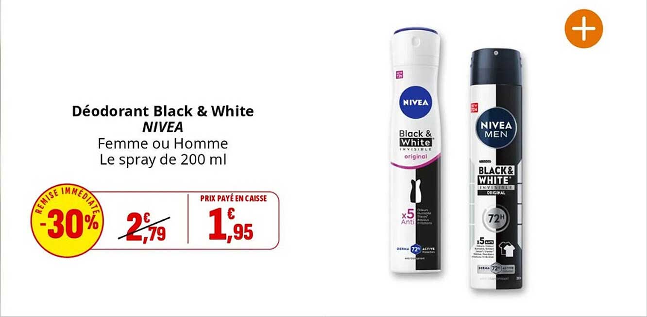 Déodorant Black & White