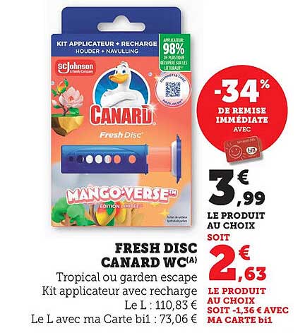 FRESH DISC CANARD WC(A)
