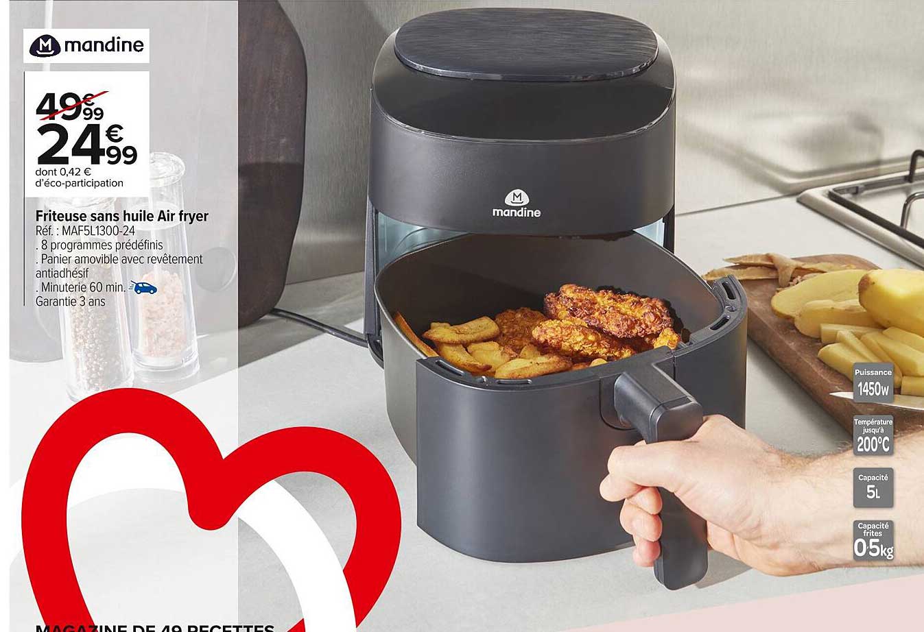 Friteuse sans huile Air fryer
